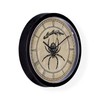CafePress Spider On Branch 10" Wall Clock for Livingroom, Kitchen,