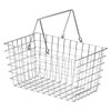 Chidori Sangyo (Tidorisangyou) Basket Silver 30X18.5Xh15.5cm Wire Basket 55-23