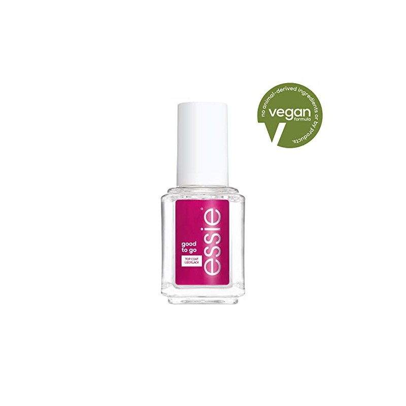 essie good to go top coat, fast dry + shine,