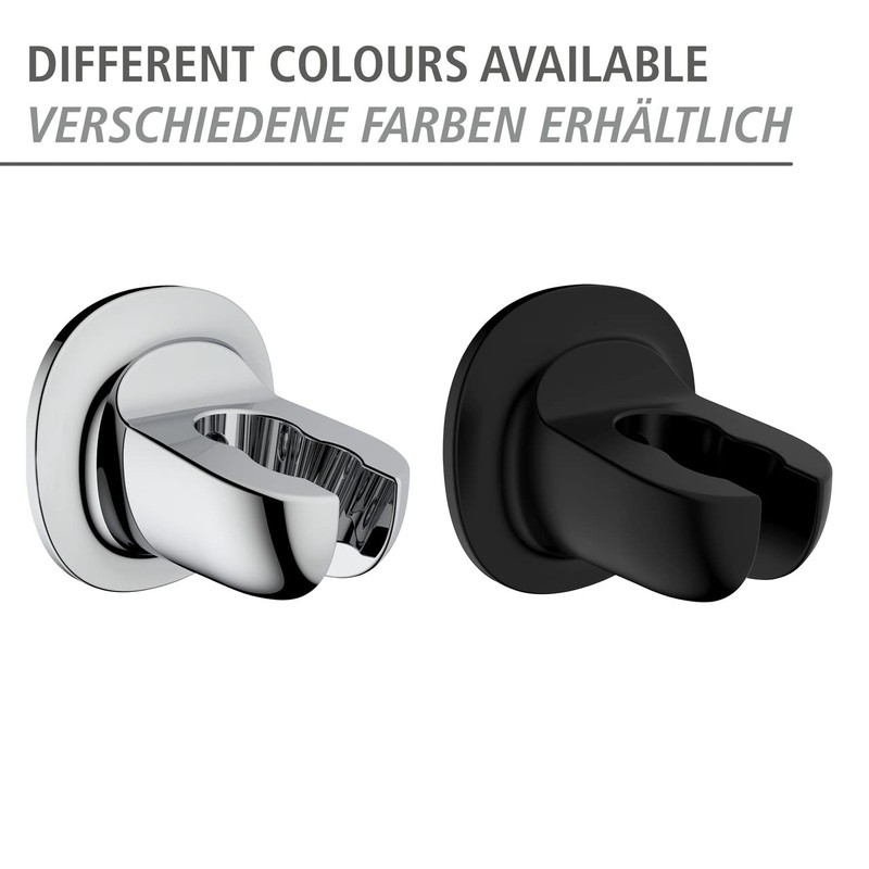 WENKO Libertà Shower Head Holder Black