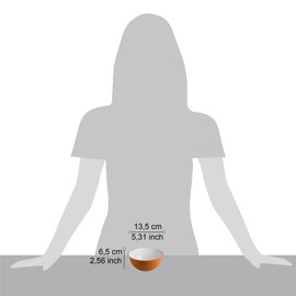 omada Design Schüssel für Pasta und Salat (0,5 Liter), Schüssel aus Polypropylen und integrierten antimikrobiellen Mitteln eliminiert Bakterien und Pilze. Linea Sanaliving