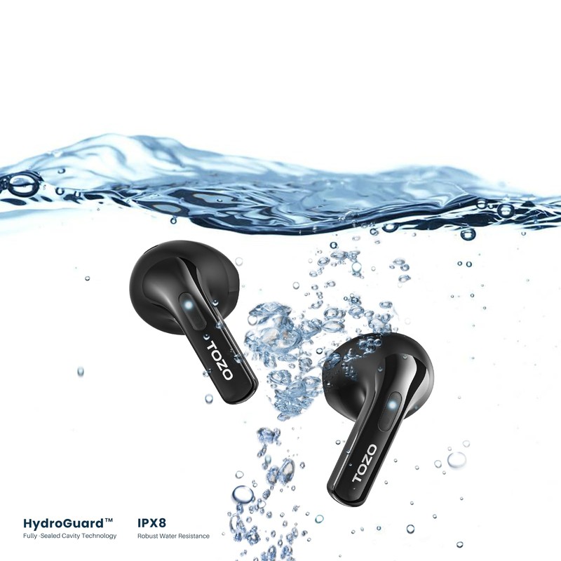 TOZO T21 Wireless Earbuds Bluetooth 5.3 in Ear Headphones Dual