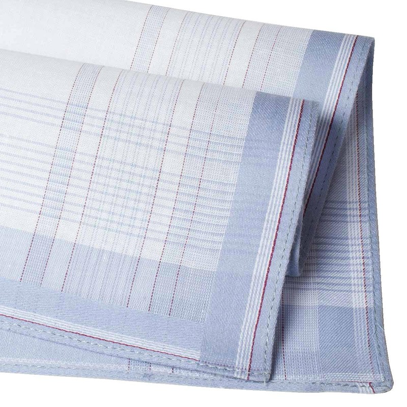 "Lewis" man handkerchiefs - 16" square - 12 units