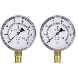 Kodiak Controls KC25-35"WC 20oz Low Pressure Gauge 35" WC 20 Oz (2)