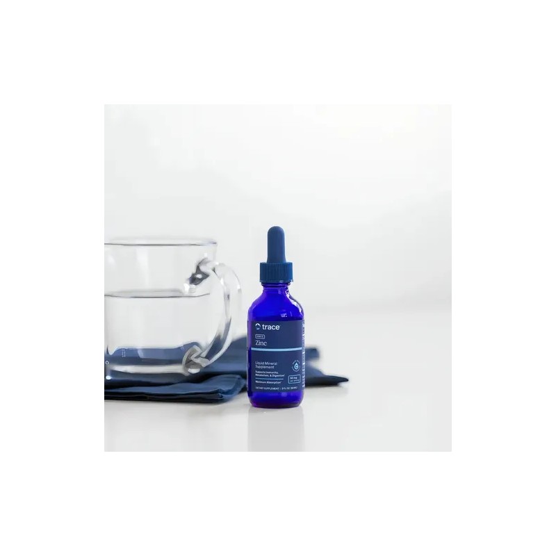 Zinc Líquido 50mg Trace Minerals Sabor Inmunidad Nutricional 59ml
