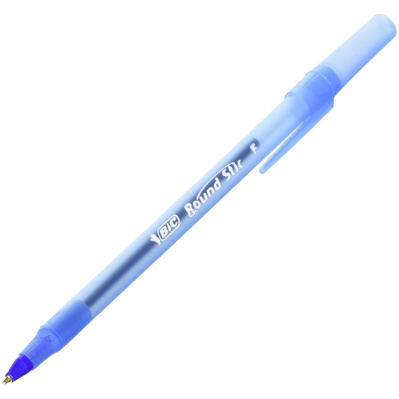 BICGSF11BE - BIC Round Stic Ballpoint Pens