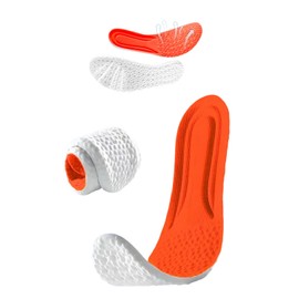 Solemacher Boost Insole, Anti-Fatigue, Shock Absorption, Soft, Breathable, Sweat Absorbent, Footbed, Perfect for Standing Work or Everyday Life, Insoles, Sneakers, Unisex