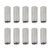 10PCS Round Coupling Nuts 304 Stainless Steel Female Thread Cylindrical
