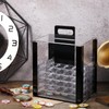 Hiboom 1 Pack Acrylic Poker Chip Case, 1000 Pcs Chips