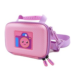CASEMATIX Toy Camera Case Compatible with VTech Kidizoom Creator Cam Video Camera and Accessories, Includes Pink Case Only