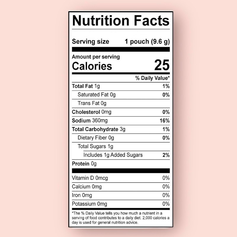 Reduced Sodium Beef Broth Concentrate - 20 Stick Pack (9.6g