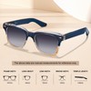 CARFIA Retro Polarized Sunglasses For Men UV400 Protection Square Arrow