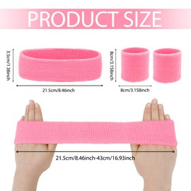 Sweatband wrist, sweatband headband, sweatband, sports sweatbands, 80s sports headband with bracelet set, sweat bracelet men, multifunctional headband, sports sweatband wristband, headband