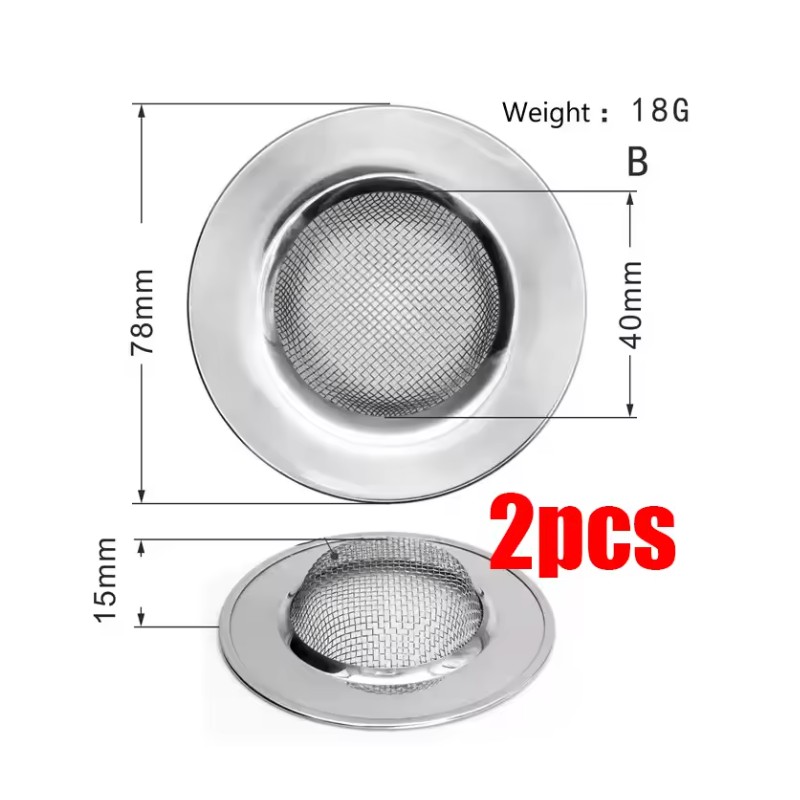 Stainless Steel Sink Strainer for Kitchen & Bathroom – Mesh