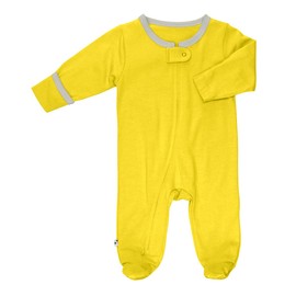 Babysoy - Pijama con cremallera para bebé (0 – 18 meses), Banana, 0-3 meses