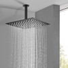 Rain Shower Head 10'' High Pressure Square Rainfall Shower Head