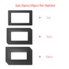 Black LCD Gasket 6.5 x 4.1in Protection from Resin Spill