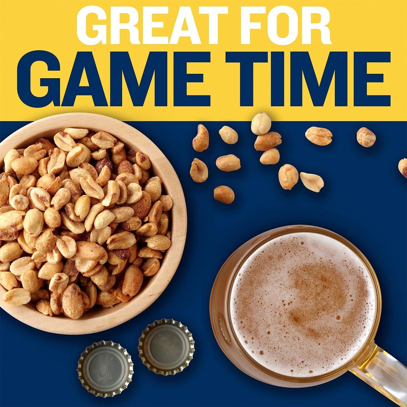 PLANTERS Salted Peanuts, 2.5 oz, 15-Pack, Snack Nuts