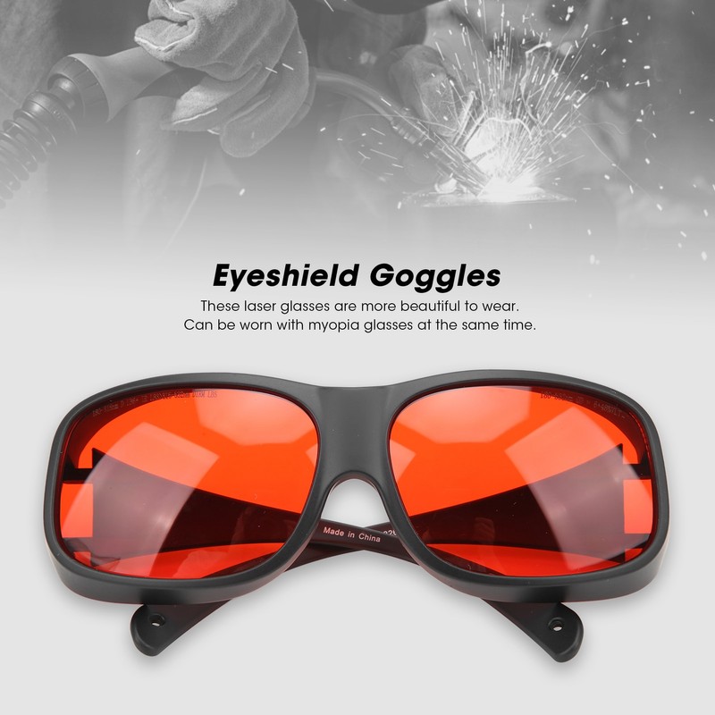 532NM Laser Safety Goggles with Red Lens Protecting Your Eyes