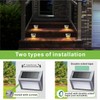 XLUX Solar Lights for Steps Decks Pathway Yard Stairs Fences,