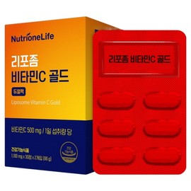 Nutrione Liposome Vitamin C Gold Dual Pack 66g, 1 pack, 60 tablets / 뉴트리원 리포좀 비타민C 골드 듀얼팩 66g, 1개, 60정