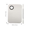 Mikinona Blending Spatula Palette 15x10cm Makeup Items Plate Steel Makeup