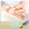 17 Pcs in 1 Set Nail Sponges for Ombre, Double-Head