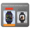 2.02in Curved Screen Smart Watch Blood Glucose Measure Health Monitor