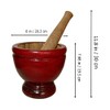 SellerGiveOrBuy 8 inches Thai Mortar Pestle Grinding Cookware Thai Food