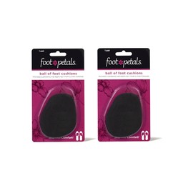 Foot Petals Tip Toes, 2 Pair, Black