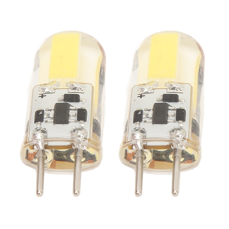 2PCS Silicone LED Light Bulb GY6.35 COB 1505 3W 12V