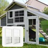 2 Pack Chicken Coop Windows 12" x 18", Sliding Shed