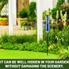 Rain Gauge for Outdoor 7 Inch Adjustable Height Rain Gauge