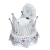 Crown Ring Box Luxurious Romantic Engagement Ring Box Portable Compact