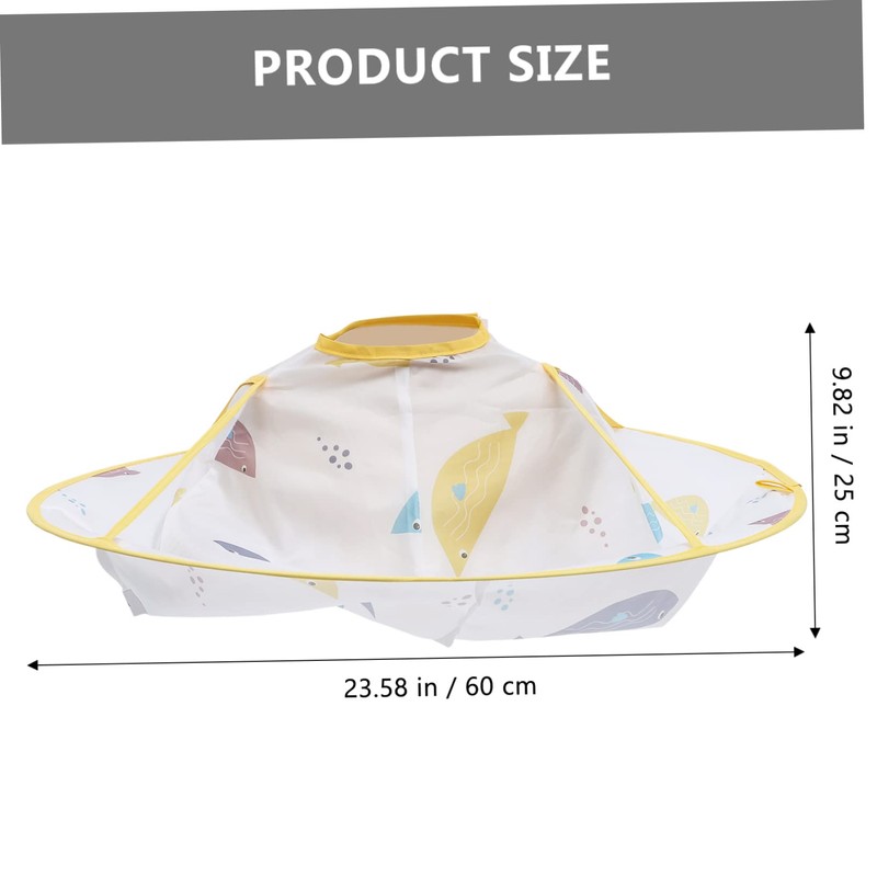 IWOWHERO Adjustable Kids Hair Cutting Cape Barber Cape Hair Catcher