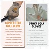 Copper Tech Women's Golf Gloves - Joint Support for Golfers