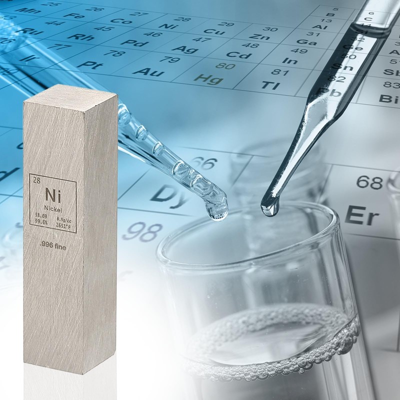 PATIKIL Nickel Cube 0.5x0.5x2 inch Ni High Density Element Stick