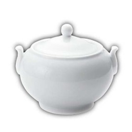 WEDGWOOD ホワイトコノート シュガーポット蓋付 9cm 53610003710