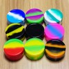 KUVIS 26ml Silicone Wax Container Non-stick Concentrate Jars with Round