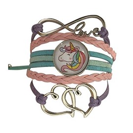 Infinity Collection Unicorn Charm Bracelet, Unicorn Jewelry