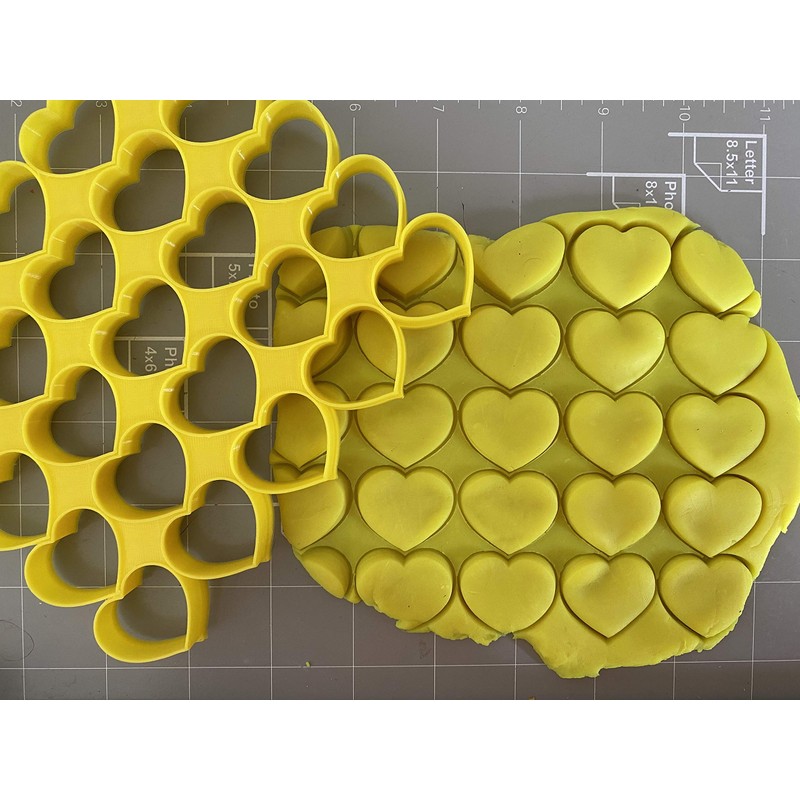 25x1” size heart shape multi cutter