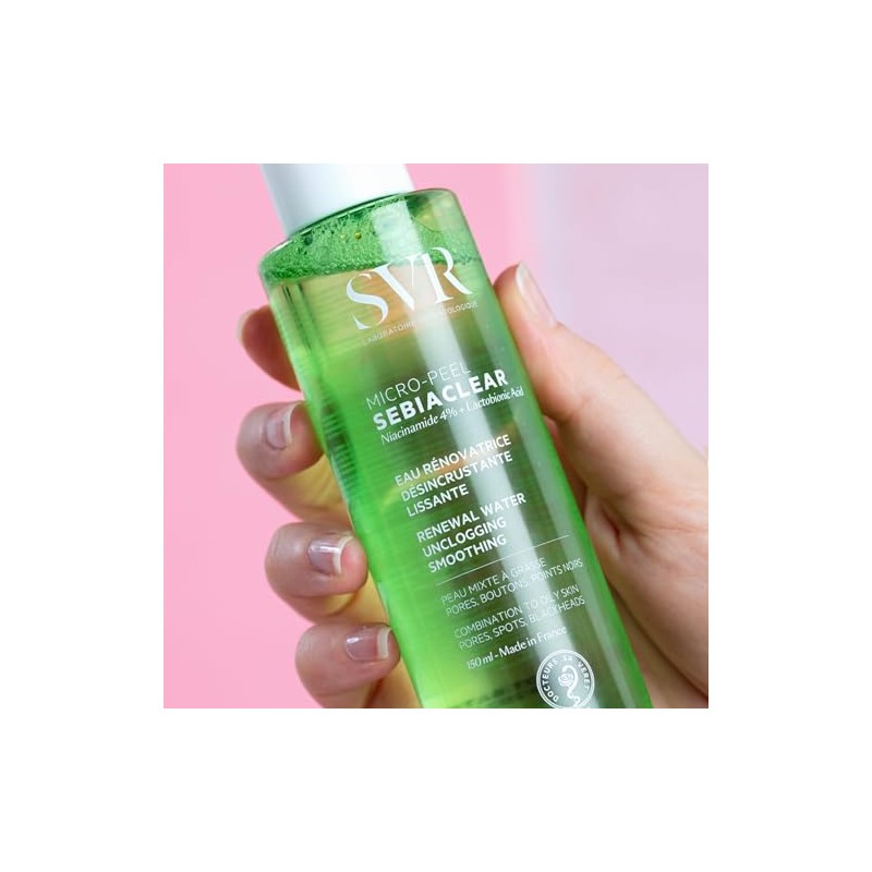 SVR Sebiaclear Micropeel Loción Micropeeling para Piel con Tendencia al