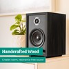 Electrohome McKinley 2.0 Stereo Powered Bookshelf Speakers with Built-in Amplifier