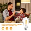 12Packs ST64 Large Vintage LED Edison Bulbs, 60W Equivalent 7W,
