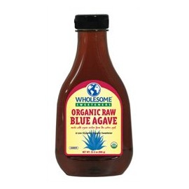 Wholesome Sweeteners Blue Agave, Raw OG2 23.5 oz. (Pack of 6)