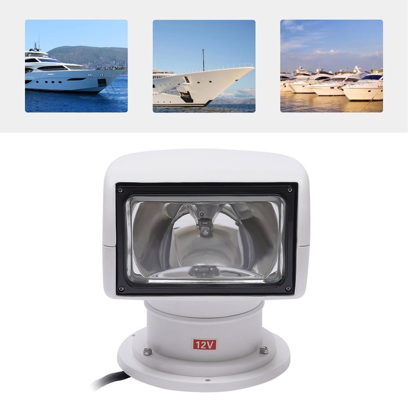 JAYGOVAN Remote LED Searchlight Marine LED Spot Light for Boat