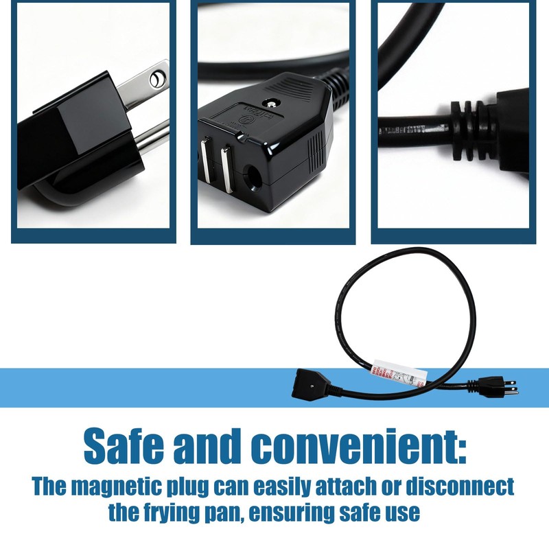 Removable Safety Magnet Power Cord Replacement for 10 Liter XL