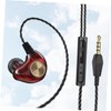 CAXUSD Ear Subwoofer Earbuds Mic for Phone Ergonomic Tangle and