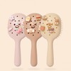 Hair Brush Volume Comb Hair Comb Cushion Brush Hair Cushion Comb Scalp Massage Lips/Light Brown