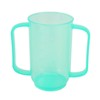 Adult Drinking Cup, Straw Cup with 2 Handles, Leakproof Plastic